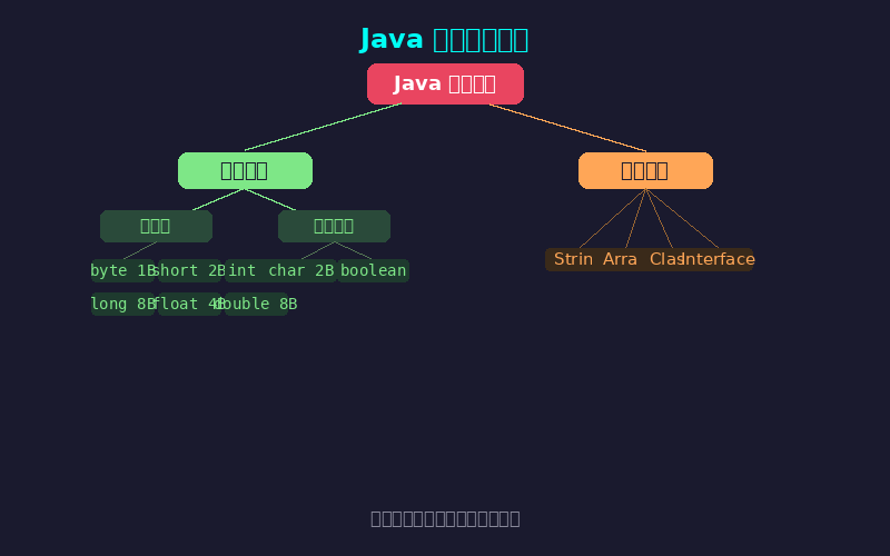 Java 数据类型分类